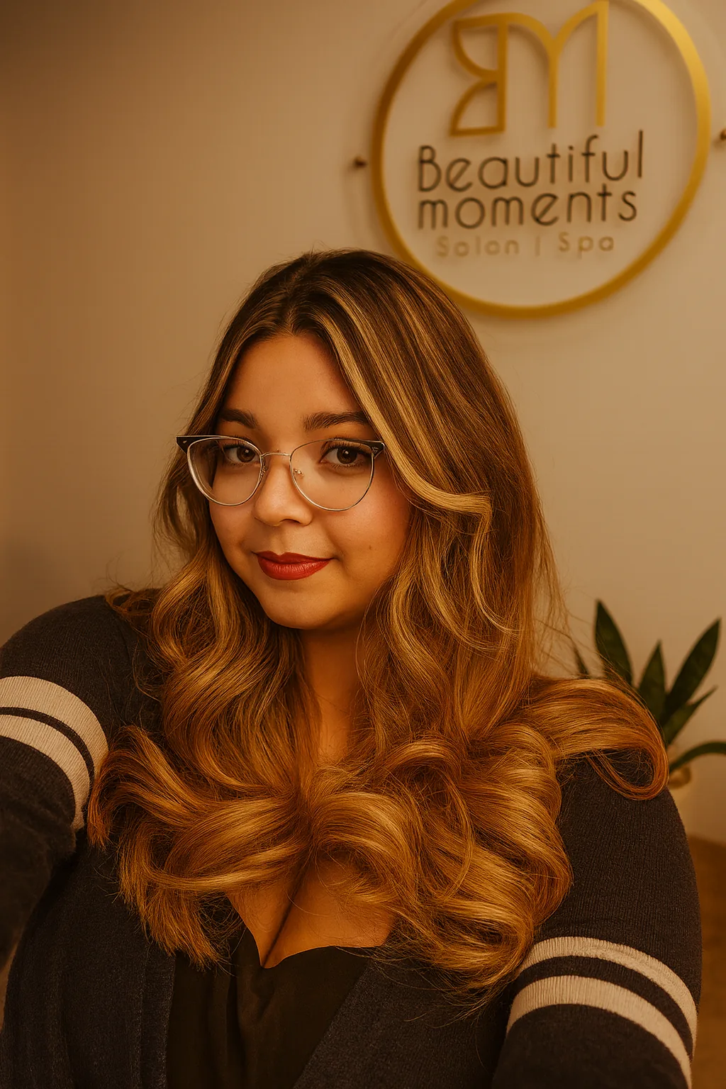 Clienta feliz en Beautiful Moments